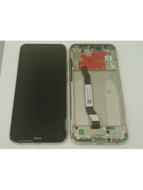 Pantalla LCD para Xiaomi Redmi Note 8T mas tactil negro mas mas marco plata calidad premium