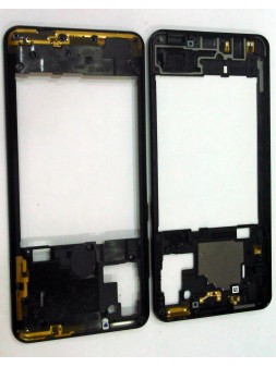Carcasa o marco central negro para Samsung Galaxy A21S SM-A217F SM-A21 Calidad Premium