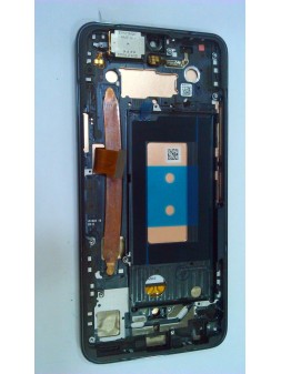 Pantalla LCD para LG G8X THINQ mas tactil negro mas marco negro Calidad Premium