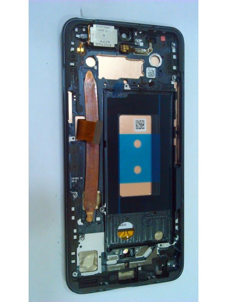 Pantalla LCD para LG G8X THINQ mas tactil negro mas marco negro Calidad Premium