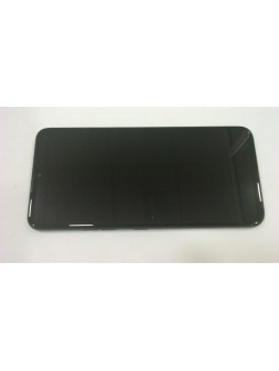 Pantalla LCD para LG G8X THINQ mas tactil negro mas marco negro Calidad Premium