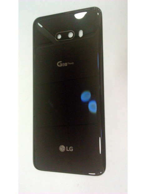 Tapa trasera o tapa bateria negra para LG G8X THINQ mas lente camara Calidad Premium