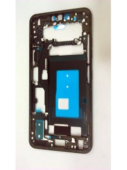 Carcasa o marco central negro para LG G8 THINQ Calidad Premium