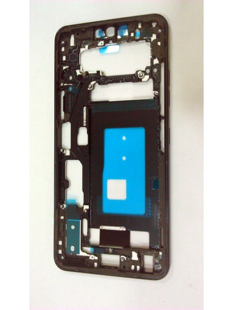 Carcasa o marco central negro para LG G8 THINQ Calidad Premium