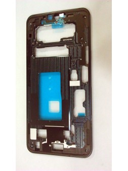 Carcasa o marco central negro para LG G8 THINQ Calidad Premium