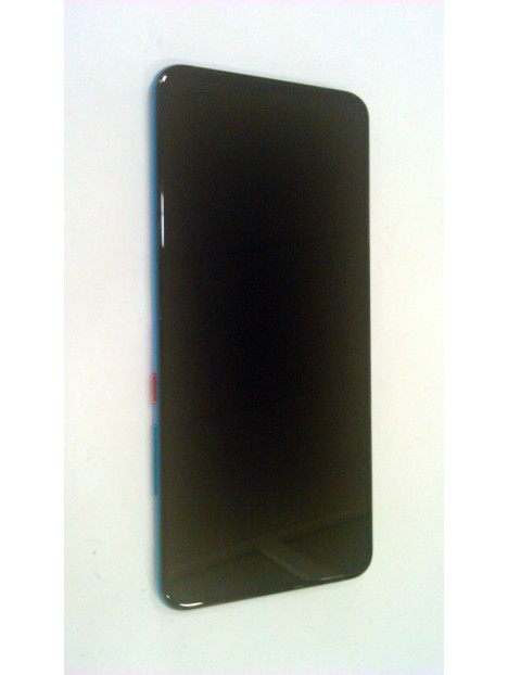 Pantalla LCD para Xiaomi Pocophone F2 Pro / Redmi K30 Pro mas tactil negro mas marco azul Calidad Premium