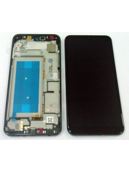 Pantalla LCD para LG K50 Q60 K12 Max mas tactil negro mas marco negro Calidad Premium