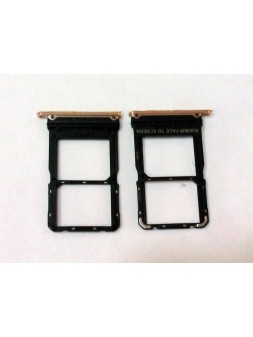 Soporte o bandeja dual sim dorada para Xiaomi MI 10 calidad premium