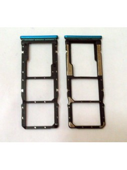 Soporte o bandeja sim azul claro para Xiaomi Redmi Note 9s calidad premium
