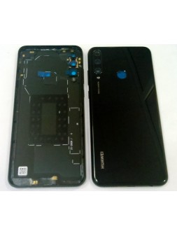 Tapa trasera o tapa bateria negra para Huawei Y6P Calidad Premium