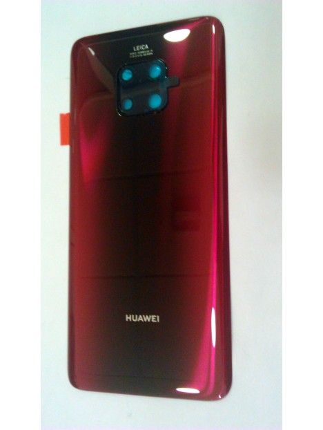 Tapa trasera o tapa bateria roja mas lente camara para Huawei mate 20 PRO Calidad Premium