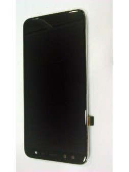 Pantalla LCD para Blackview S8 mas tactil negro mas carcasa central o marco dorado Calidad Premium