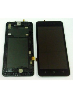 Pantalla lcd para Wiko Sunny 3 mas tactil negro mas marco negro calidad premium