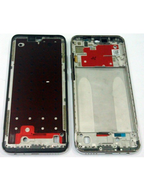 Carcasa o marco frontal plata para Xiaomi Redmi Note 8T Calidad Premium