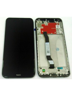 Pantalla LCD para Xiaomi Redmi Note 8T mas tactil negro mas carcasa central o marco negro calidad premium
