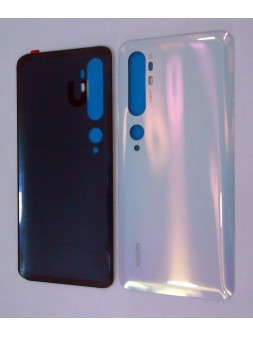 Tapa trasera o tapa bateria blanca para Xiaomi Mi CC9 Pro Mi Note 10 M1910F4E M1910F4G