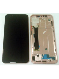 Pantalla lcd para Xiaomi Mi 8 MI8 mas tactil negro mas marco dorado compatible