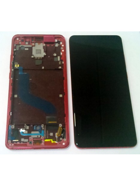 Pantalla lcd para Xiaomi Mi 9T MI9T Redmi K20 Redmi K20 Pro Mi 9T Pro mas tactil negro mas marco rojo Compatible