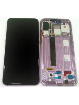 Pantalla lcd para Xiaomi Mi 9 MI9 mas tactil negro mas marco violeta lila compatible