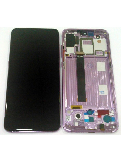 Pantalla lcd para Xiaomi Mi 9 MI9 mas tactil negro mas marco violeta lila compatible