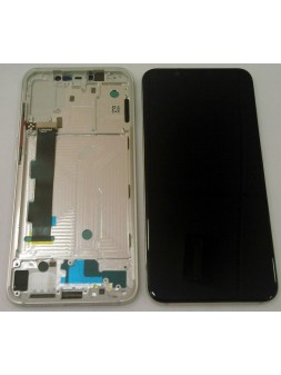 Pantalla lcd para Xiaomi Mi 8 MI8 mas tactil negro mas marco plata compatible