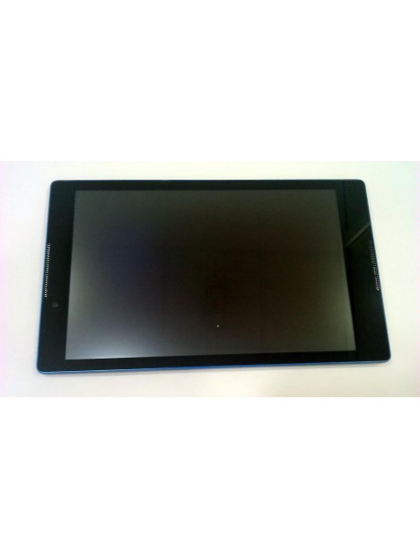 Pantalla lcd para Lenovo Tab 3 850F mas tactil negro mas marco azul calidad premium