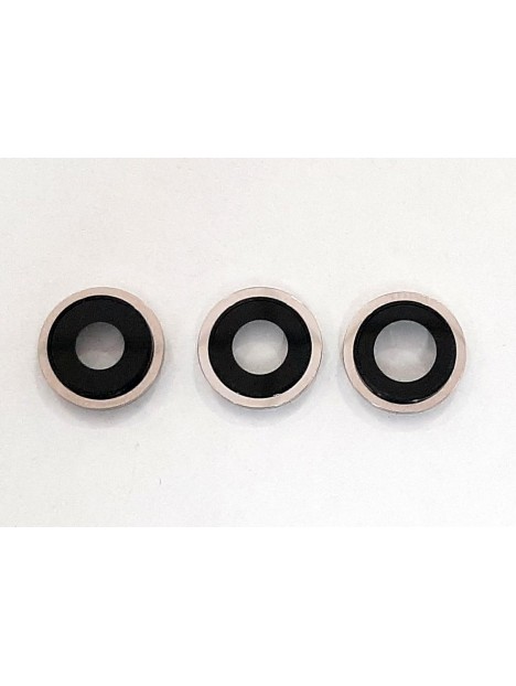 Set 3 cubierta camara blanca para IPhone 12 Pro A2407 A2341 A2406 A2408 IPhone 12 Pro Max A2342 A2410 A2411 A2412 c