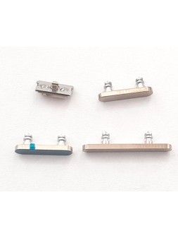 Set botones dorados para IPhone 12 Pro A2407 A2341 A2406 A2408 IPhone 12 Pro Max A2342 A2410 A2411 A2412 calidad pr