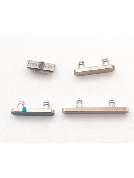 Set botones dorados para IPhone 12 Pro A2407 A2341 A2406 A2408 IPhone 12 Pro Max A2342 A2410 A2411 A2412 calidad pr