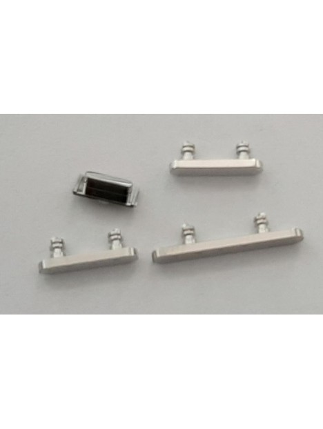 Set botones blancos para IPhone 12 Pro A2407 A2341 A2406 A2408 IPhone 12 Pro Max A2342 A2410 A2411 A2412 calidad pr
