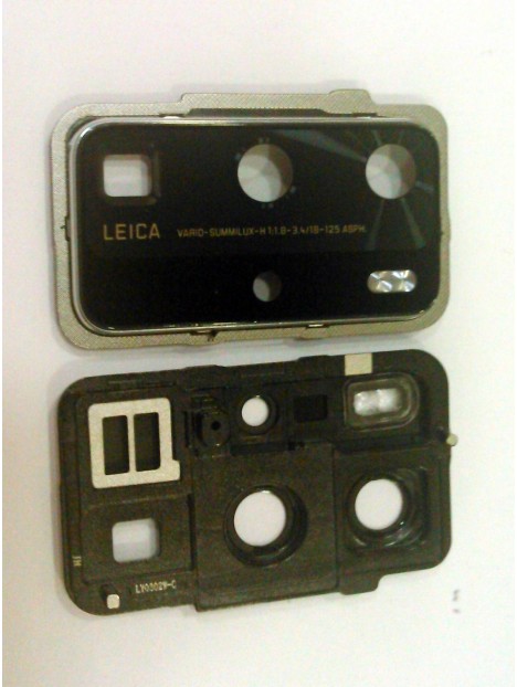 Cubierta camara plata para Huawei P40 Pro calidad premium