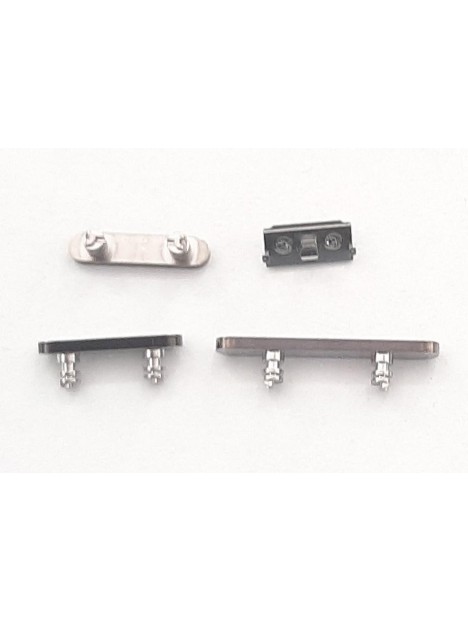 Set botones negros para IPhone 12 Pro A2407 A2341 A2406 A2408 IPhone 12 Pro Max A2342 A2410 A2411 A2412 calidad pre