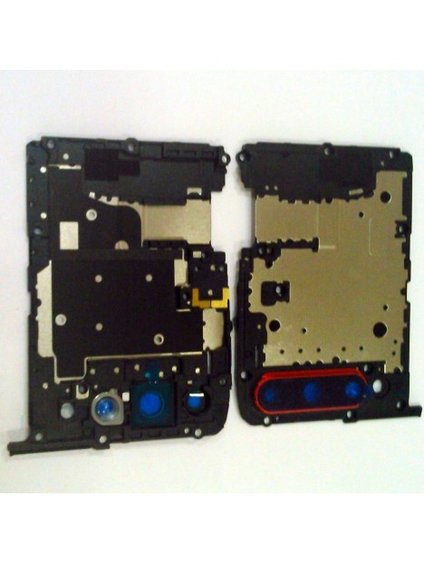 Carcasa trasera mas cubierta camara roja para Huawei Honor 9X HLK-AL00 HLK-TL00 calidad premium