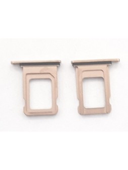 Soporte o bandeja single sim dorada para IPhone 12 Pro A2407 A2341 A2406 A2408 IPhone 12 Pro Max A2342 A2410 A2411