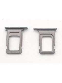 Soporte o bandeja single sim negra para IPhone 12 Pro A2407 A2341 A2406 A2408 IPhone 12 Pro Max A2342 A2410 A2411 A