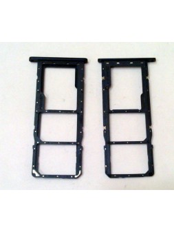 Soporte SIM azul oscuro para Motorola Moto G8 Calidad Premium