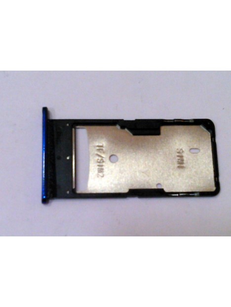 Soporte o bandeja SIM azul para Blackview A80 Pro Calidad Premium
