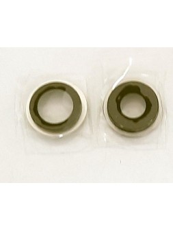 Set 2 cubierta camara blanca para IPhone 12 A2176 A2399 A2398 A2400 12 Mini A2172 A2403 A2402 A2404 calidad premium