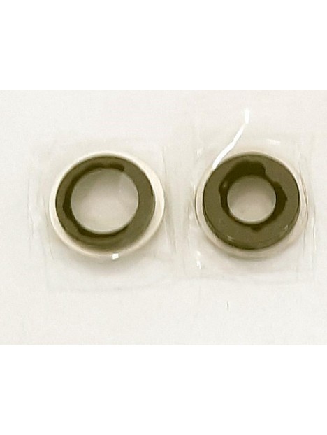 Set 2 cubierta camara blanca para IPhone 12 A2176 A2399 A2398 A2400 12 Mini A2172 A2403 A2402 A2404 calidad premium