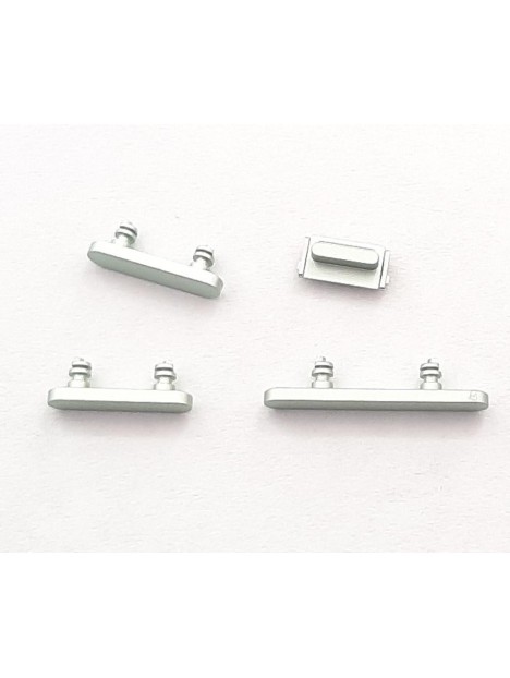 Set botones verdes para IPhone 12 A2176 A2399 A2398 A2400 12 Mini A2172 A2403 A2402 A2404 calidad premium