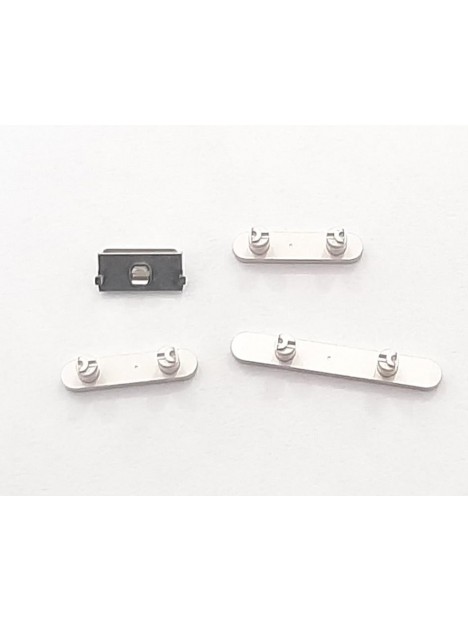 Set botones blancos para IPhone 12 A2176 A2399 A2398 A2400 12 Mini A2172 A2403 A2402 A2404 calidad premium