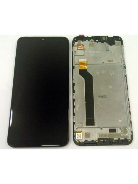 Pantalla lcd para Wiko View 3 mas tactil negro mas marco negro calidad premium