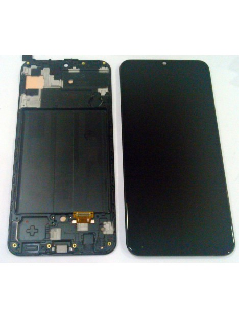 Pantalla lcd calidad oled para Samsung Galaxy A50S A507 mas tactil negro mas marco negro