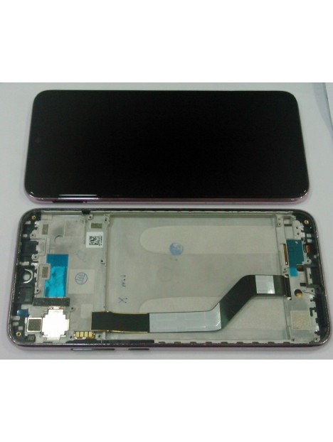 Pantalla lcd para Xiaomi Redmi Note 7 mas tactil negro mas marco purpura calidad premium redmi note7 red rice note