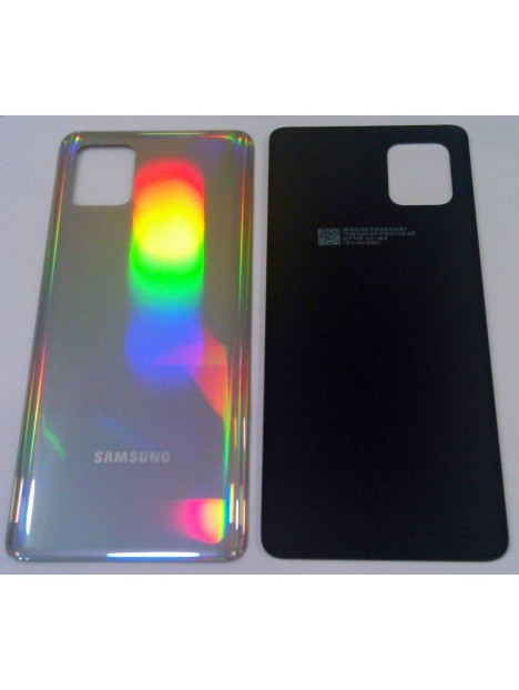 Tapa trasera o tapa bateria plata para Samsung Galaxy N770 N770F NOTE 10 Lite