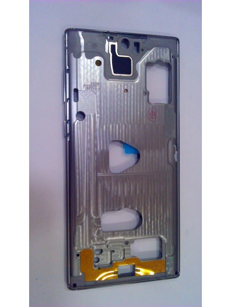 Carcasa central o marco plata para Samsung Galaxy N770 N770F NOTE 10 Lite calidad premium
