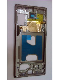 Carcasa central o marco plata para Samsung Galaxy N770 N770F NOTE 10 Lite calidad premium