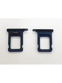 Soporte o bandeja dual sim azul para IPhone 12 A2176 A2399 A2398 A2400 calidad premium