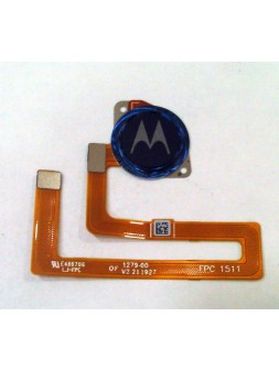 Flex boton home azul para Motorola Moto G8 Play calidad premium