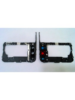 Cubierta camara negra para Huawei P40 Lite E calidad premium